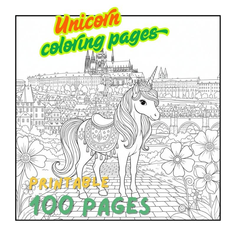 These unicorn coloring pages keep children happy, focused, and entertained.