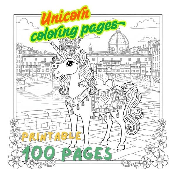 Learn iconic places while coloring